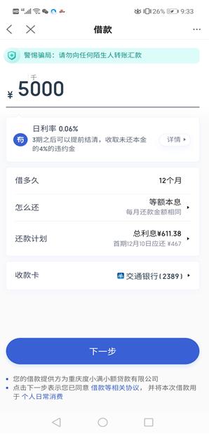 有钱花app截图