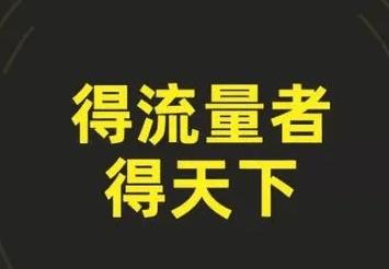 想要做好网赚，首先你得流量一定要会玩！配图